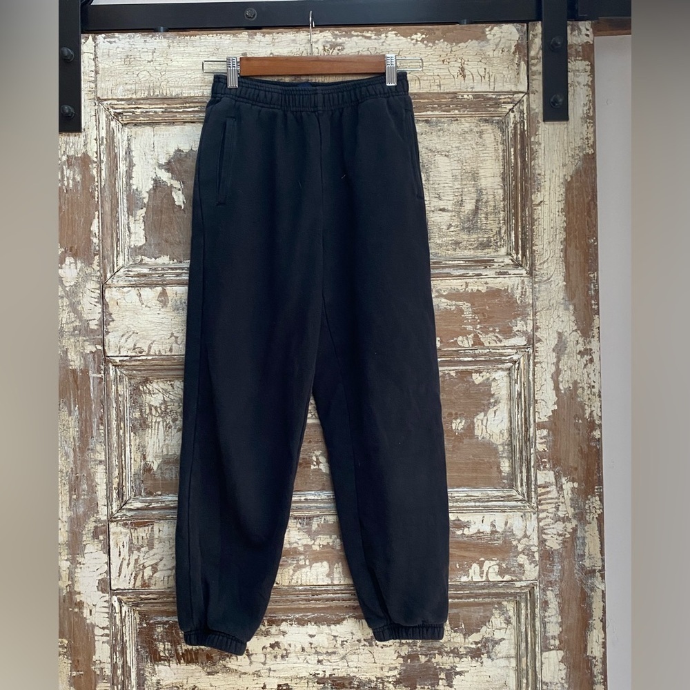 GAP Women's Black Fleece Joggers, XS